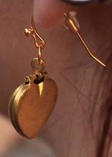 Lizzy Bennet Heart Locket Earrings, Pride & Prejudice-Inspired Jewelry