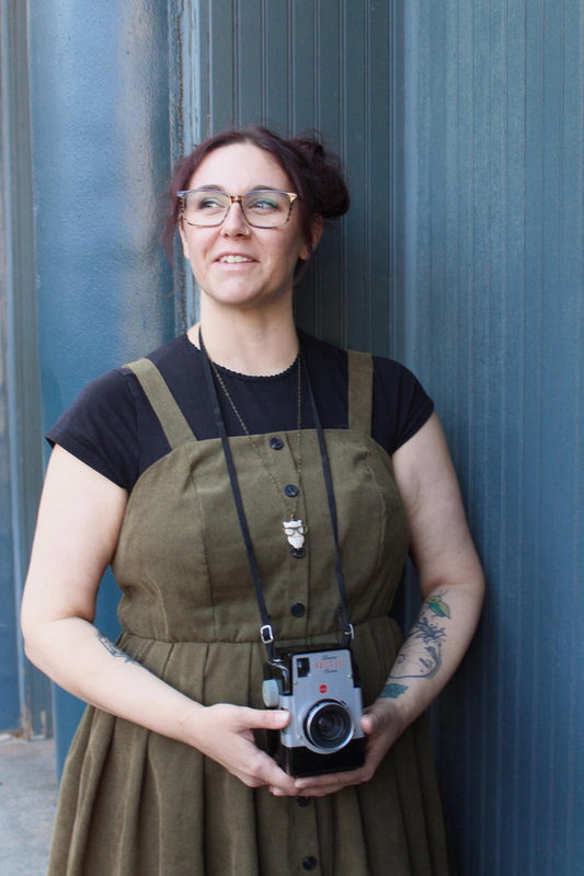 Off white owl wearing bronze eyeglasses pendant necklace, owl jewelry, nerd necklace, geek jewelry, Presbyopic Owl