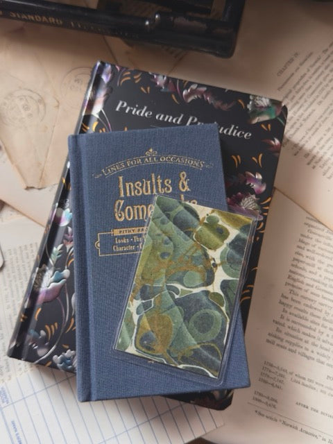 Mini vintage library borrower’s card bookmark, Vol. 3