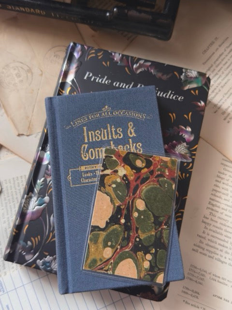 Mini vintage library borrower’s card bookmark, Vol. 5