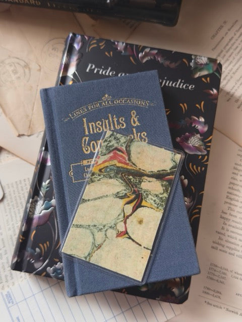 Mini vintage library borrower’s card bookmark, Vol. 7