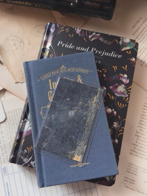 Mini vintage library borrower’s card bookmark, Vol. 9