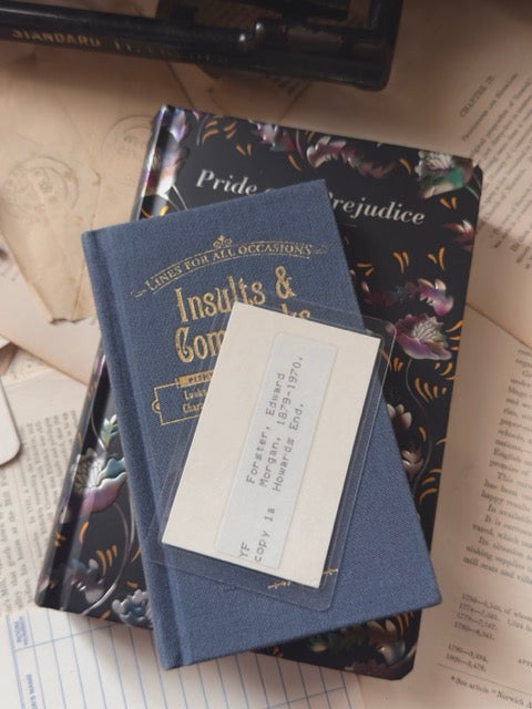 Mini vintage library circulation/reference card bookmark, Issue 2