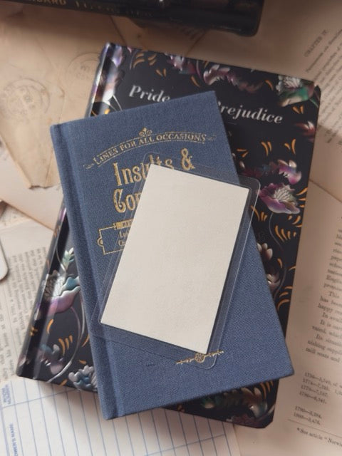 Mini vintage library circulation/reference card bookmark, Issue 2