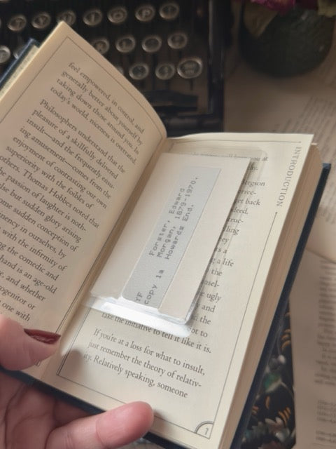 Mini vintage library circulation/reference card bookmark, Issue 2