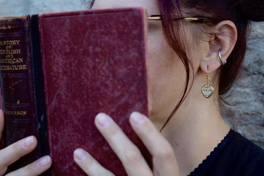 Pride & Prejudice Heart Locket Earrings – A Most Charming Trinket for Any Book-Loving Soul